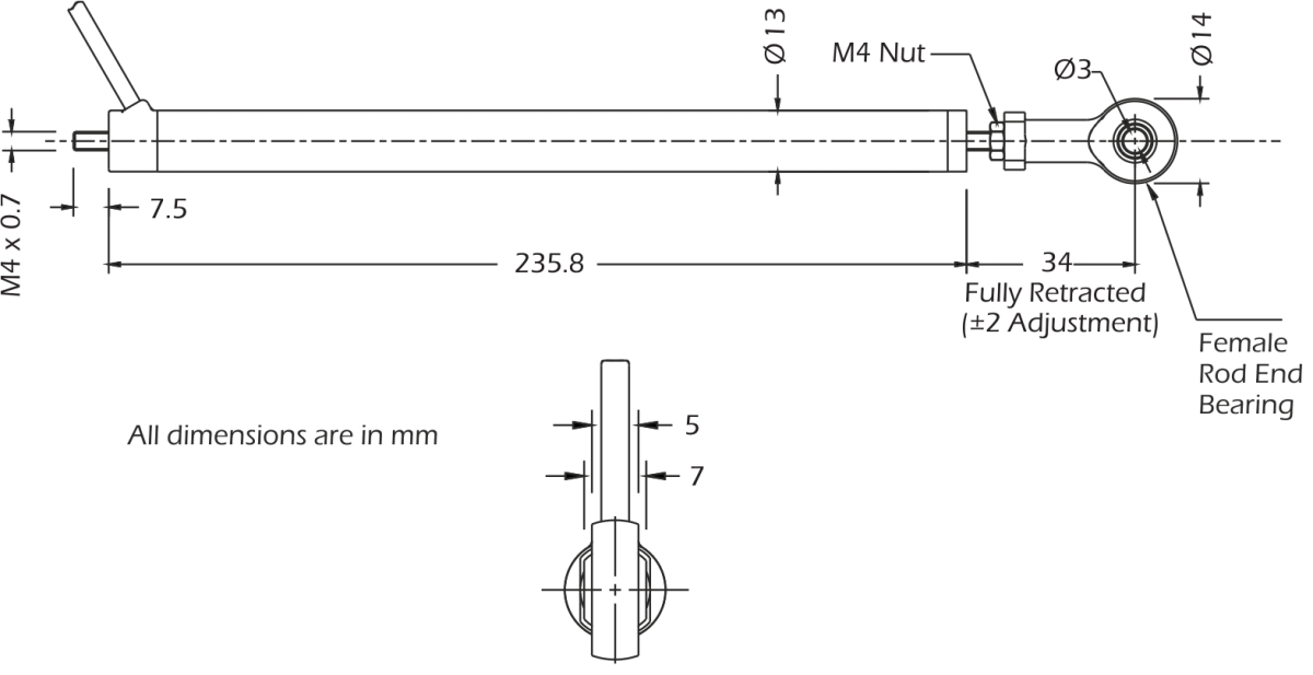 lcm4520 Traductoare de deplasare Dimensiuni